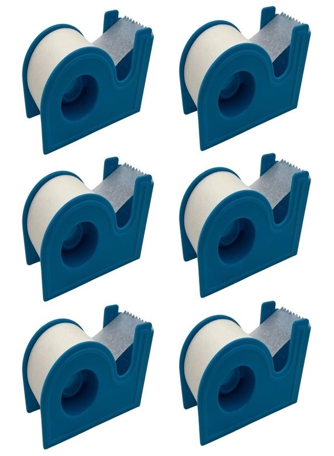 كومفرت أكسيس شريط ورقي ناعم، مسامي، دقيق المسام، ذاتي اللصق، خالٍ من اللاتكس، مضاد للحساسية، 1 بوصة × 10 ياردات مع موزع (عبوة من 6 قطع) - Image 1